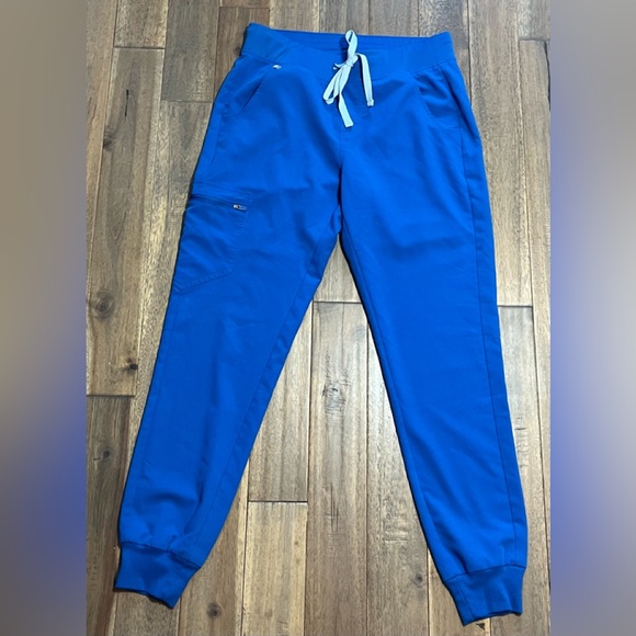 FIGS Zamora™ Jogger Scrub Pants Small. Royal blue. EUC - Picture 4 of 13